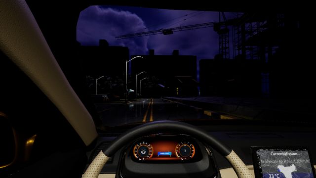 Trò chơi kết hợp giữa mô phỏng lái xe với bầu không khí huyền bí phong cách hài đen