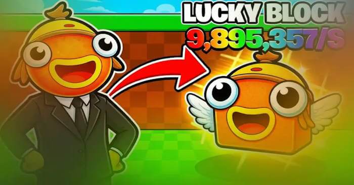 Các code Fornite Be A Lucky Block sẽ mang đến cho người chơi các Brainrot miễn phí