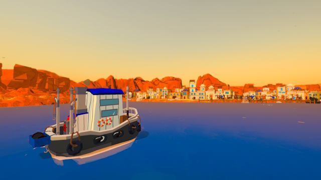 Shippin là game phiêu lưu mô phỏng lái tàu thư giãn