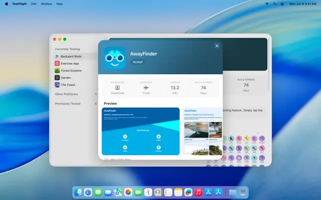 Công cụ này cho phép người dùng cài đặt ứng dụng chưa phát hành