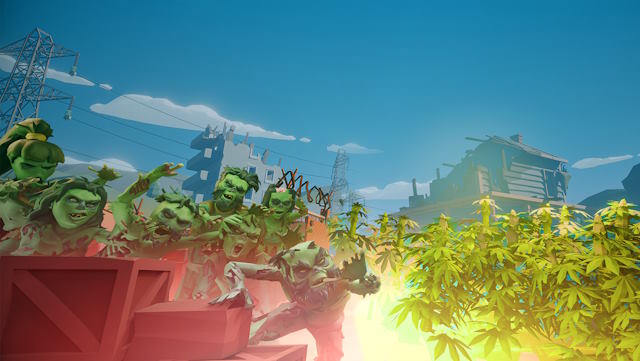 Chiến đấu với zombie để thu thập tài nguyên