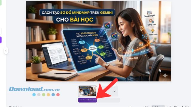Kéo đoạn nhạc để đồng bộ với cảnh video hoặc các slide