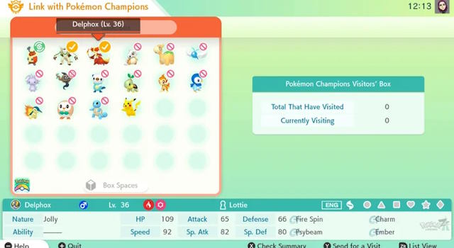 Xem các hộp Pokémon Home và chọn thủ công từng Pokémon