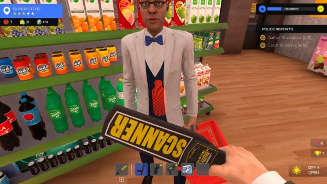 Supermarket Guard Simulator là game mô phỏng bảo vệ siêu thị