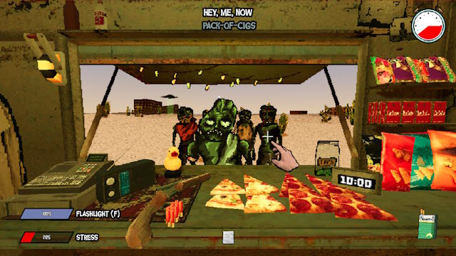 Wasteland Bites là game bán đồ ăn kinh dị hậu tận thế