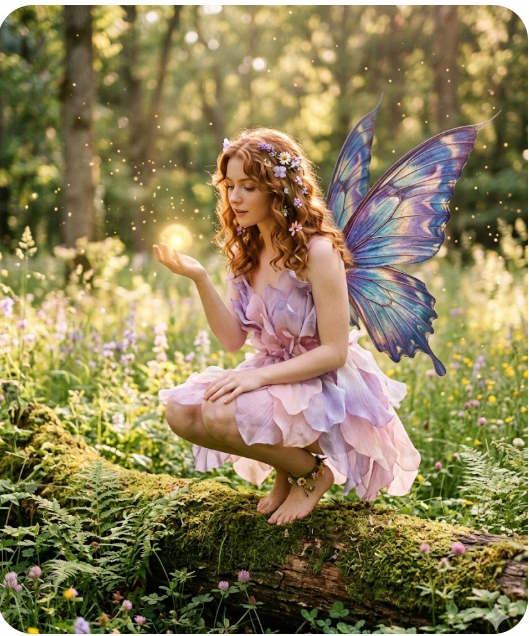 Nàng tiên rừng có đôi cánh bướm