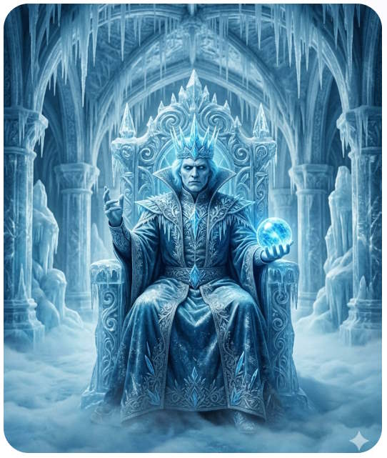 Người đàn ông ngồi trên ngai vàng