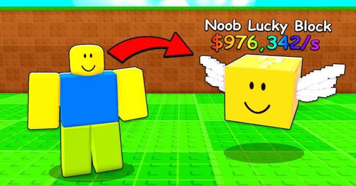 Be a Lucky Block là trò chơi steal khá dị trên nền tảng Roblox