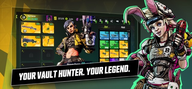 Bạn vào vai một Vault Hunter - những kẻ săn kho báu trong một vũ trụ hỗn loạn