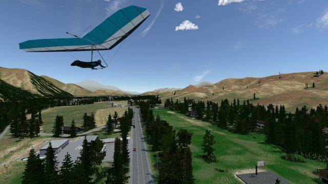 Glider Sim Lite là bản miễn phí của game mô phỏng bay lượn trên không Glider Sim Deluxe