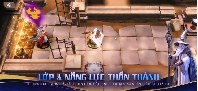 Trong Dungeron, lập chiến lược để chinh phục boss và nhận được kho báu