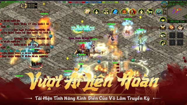 Tái hiện tính năng kinh điển của Võ Lâm truyền kỳ