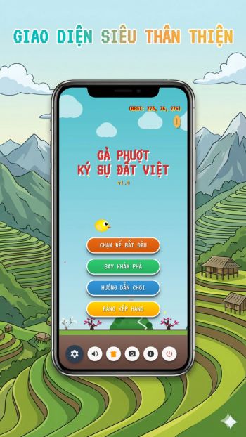 Giao diện thân thiện