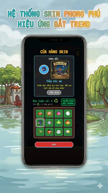 Hệ thống skin gà đa dạng