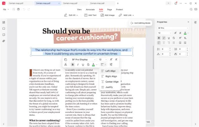 Chỉnh sửa file PDF giống như Word