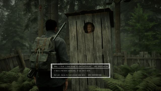 Mọi lựa chọn về đối thoại và hành động trong The Pines game đều để lại hệ quả