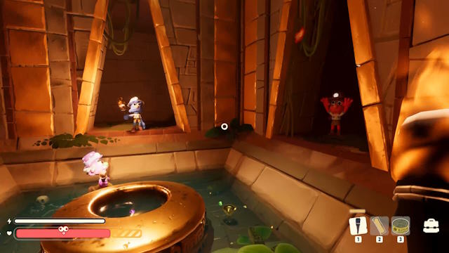 Cùng đồng đội đối mặt với hiểm nguy trong đền cổ