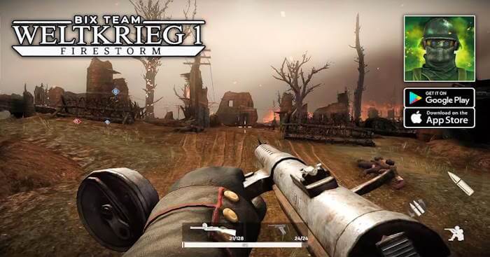 WELTKRIEG 1: Firestorm là game bắn súng góc nhìn thứ nhất trong Chiến tranh thế giới thứ 1