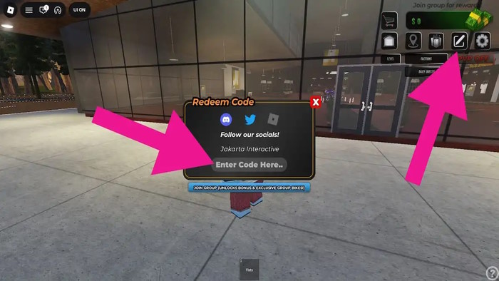 Cửa sổ đổi code Eagle Nation