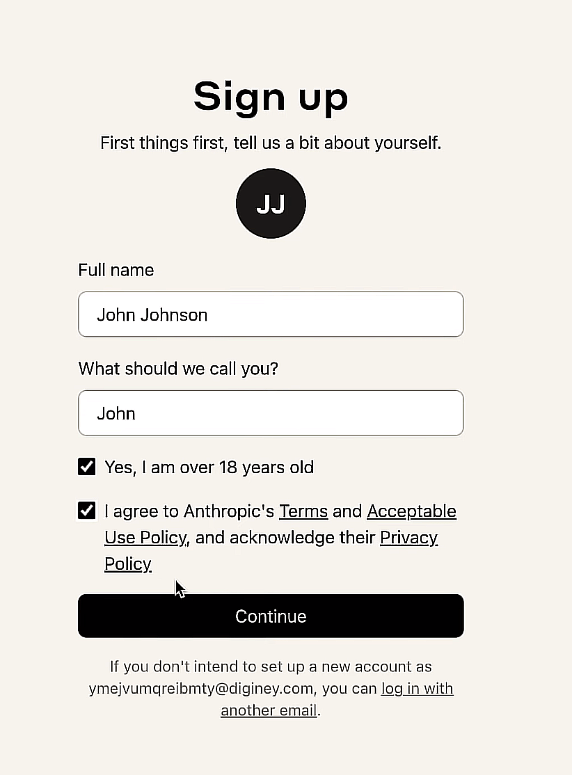 Đăng nhập Claude AI