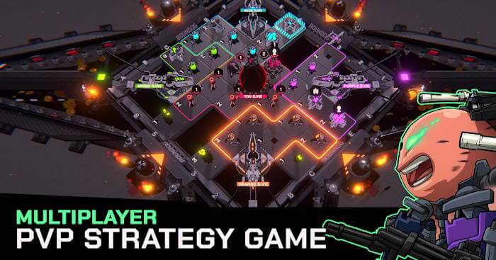 DUPER: Social War Game là game chiến thuật nhiều người chơi PvP