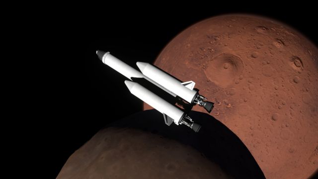 Phóng tên lửa và điều khiển vòng quanh Hệ Mặt trời