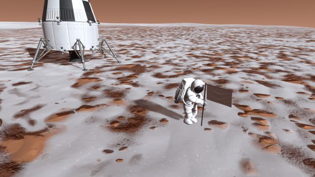 Thực hiện các chuyến đi bộ ngoài không gian và cắm cờ tại hành tinh bạn ghé thăm