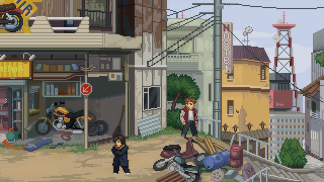 The Concrete Sutra #1 là phần đầu trong loạt game đối kháng hậu tận thế