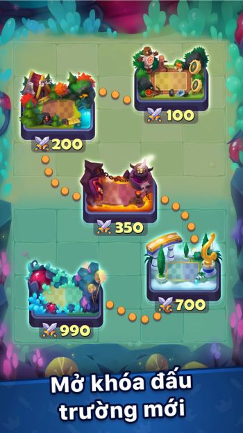 Mở khóa đấu trường mới