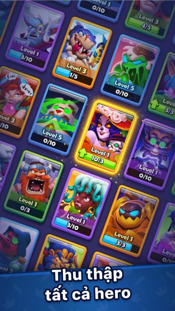 Thu thập tất cả hero