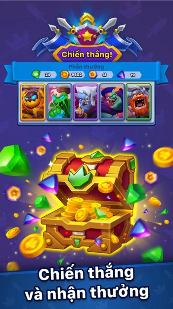 Chiến thắng và nhận thưởng