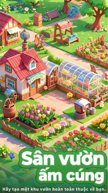Sân vườn ấm cúng