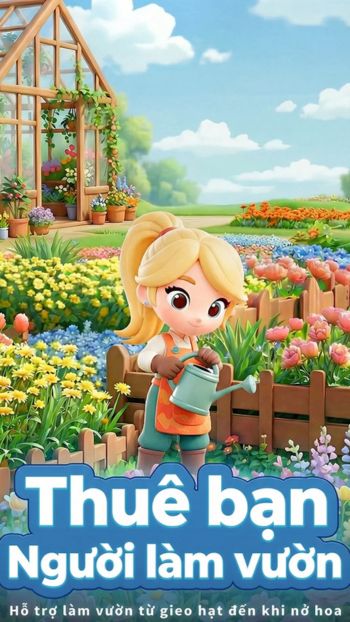 Thuê bạn làm vườn