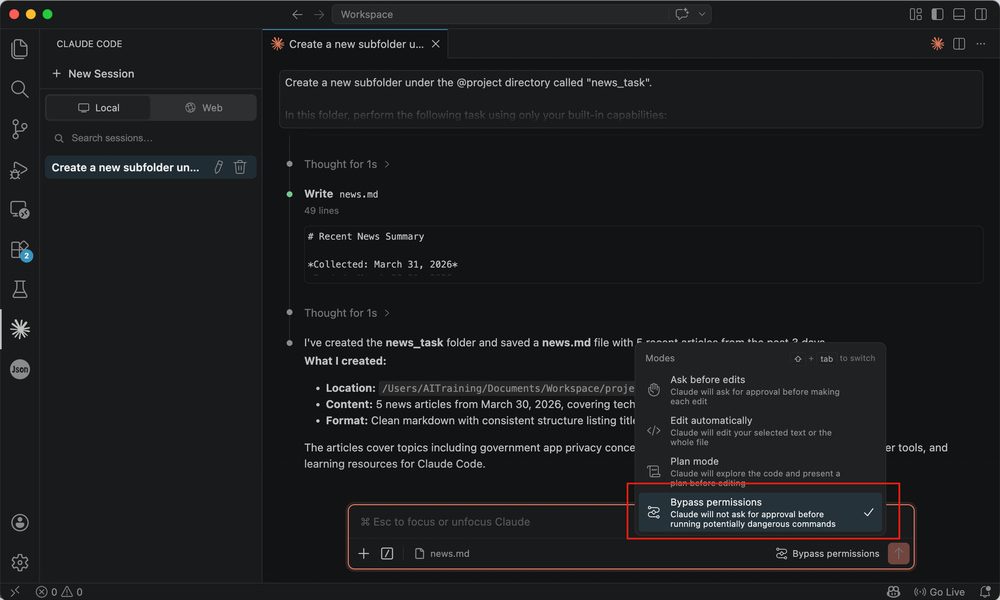Giao diện Claude Code