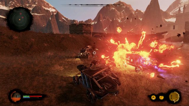 Dark Engines là game đua xe chiến đấu thời Trung cổ sôi động