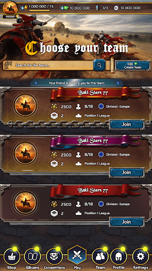 Knights - Medieval PvP Game là game RPG PvP thời gian thực lấy bối cảnh thời Trung Cổ