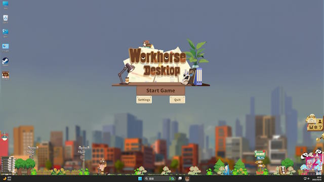 Workhorse Desktop là game mô phỏng nhàn rỗi trên desktop