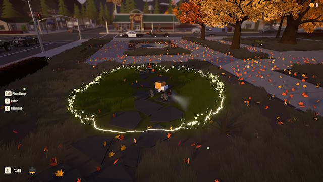 Autumn Crunch là game dọn dẹp và thu gom lá cây thư giãn