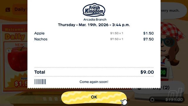 Mua ít nhất một món trong mỗi loại thực phẩm