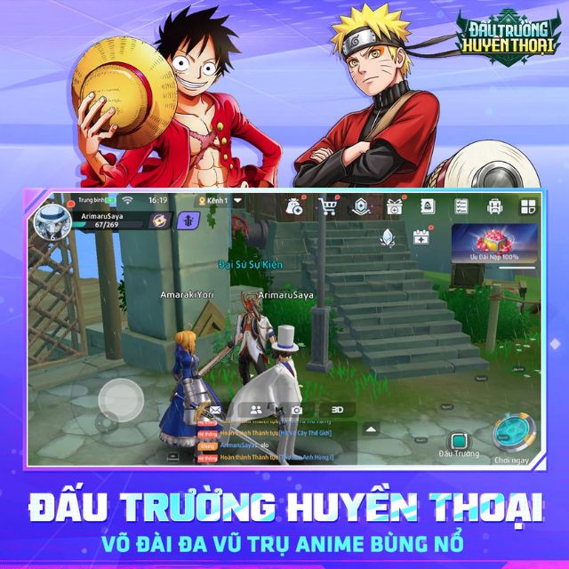 Đấu trường huyền thoại, võ đài đa vũ trụ anime bùng nổ