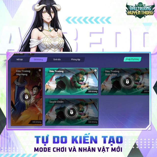 Tự do kiến tạo, mode chơi và nhân vật mới