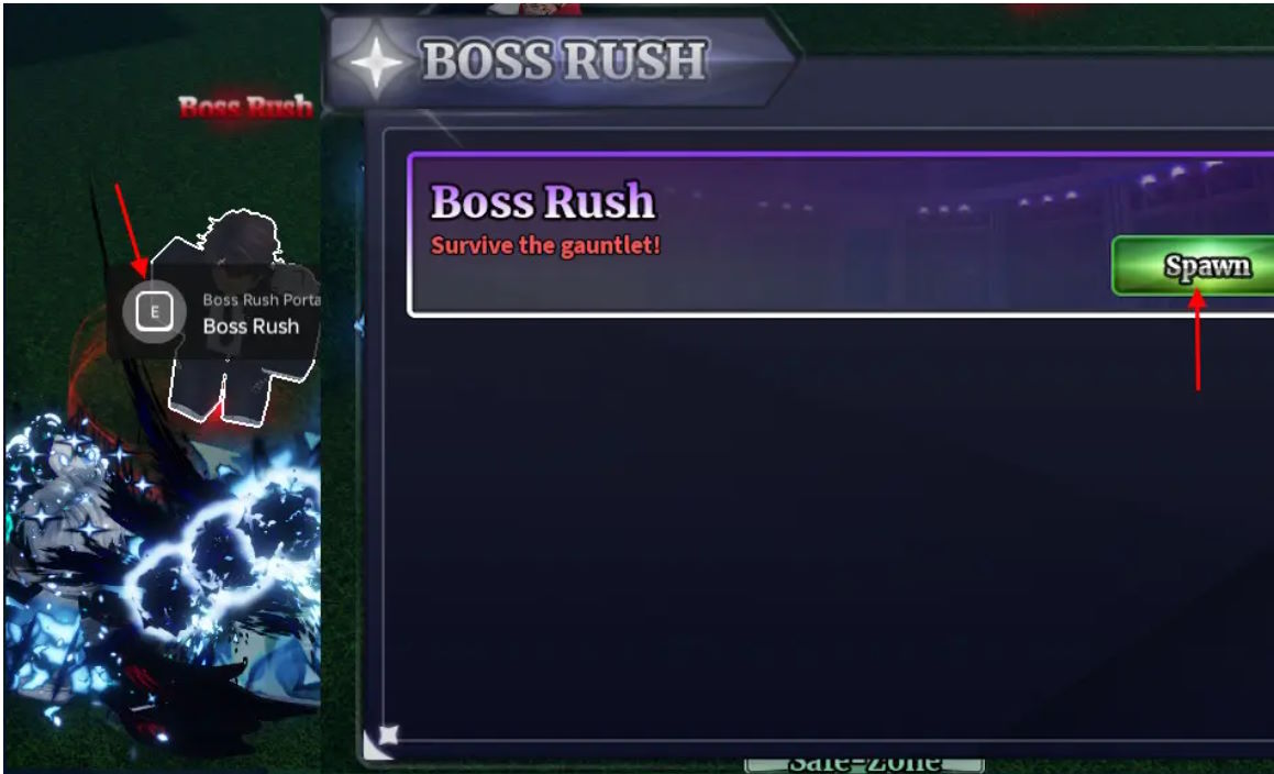 Chế độ boss rush trong Sailor Piece