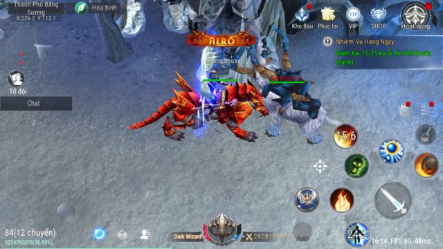 Trải nghiệm chiến đấu thời gian thực đầy kịch tính