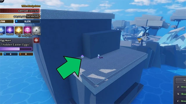 Trứng ở Judgement Island