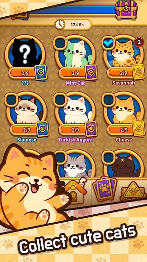 Thu thập những con mèo dễ thương