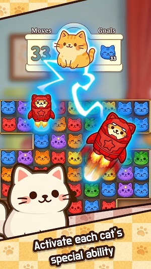 Kích hoạt các khả năng đặc biệt của mèo