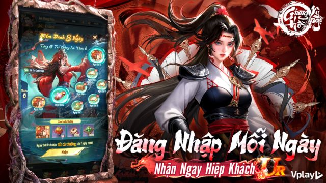 Đăng nhập mỗi ngày, nhận ngay hiệp khách