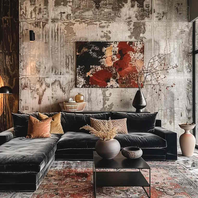 Phòng khách đa phong cách