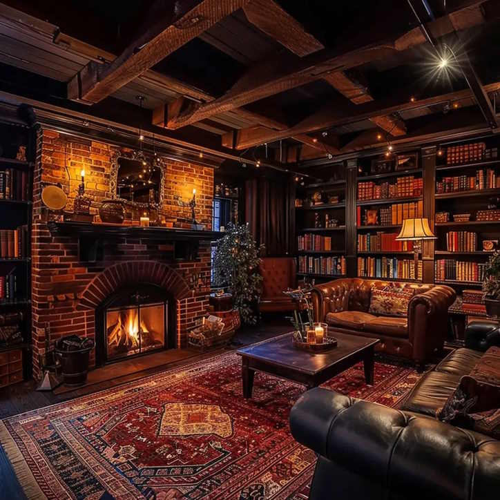 Phòng khách ấm cúng