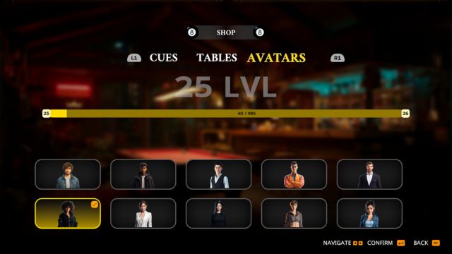 Tiến bộ trong 8 Ball Pool: Play Together để mở khóa avatar, gậy bi-a, bàn bi-a và hơn thế